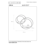 CIRCLE Kinkiet 1xE27- czarny 21225/01/30 Lucide - zdjęcie dodatkowe 5